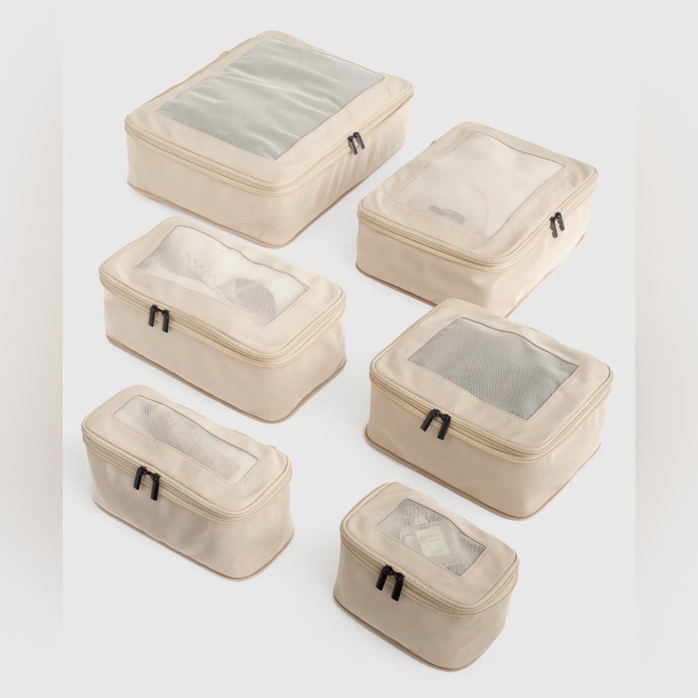 Quince Eco Compression Packing Cubes (6-pack)
